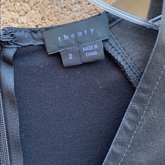 Theory black lamb body-conscious dress - Picture 2 of 7